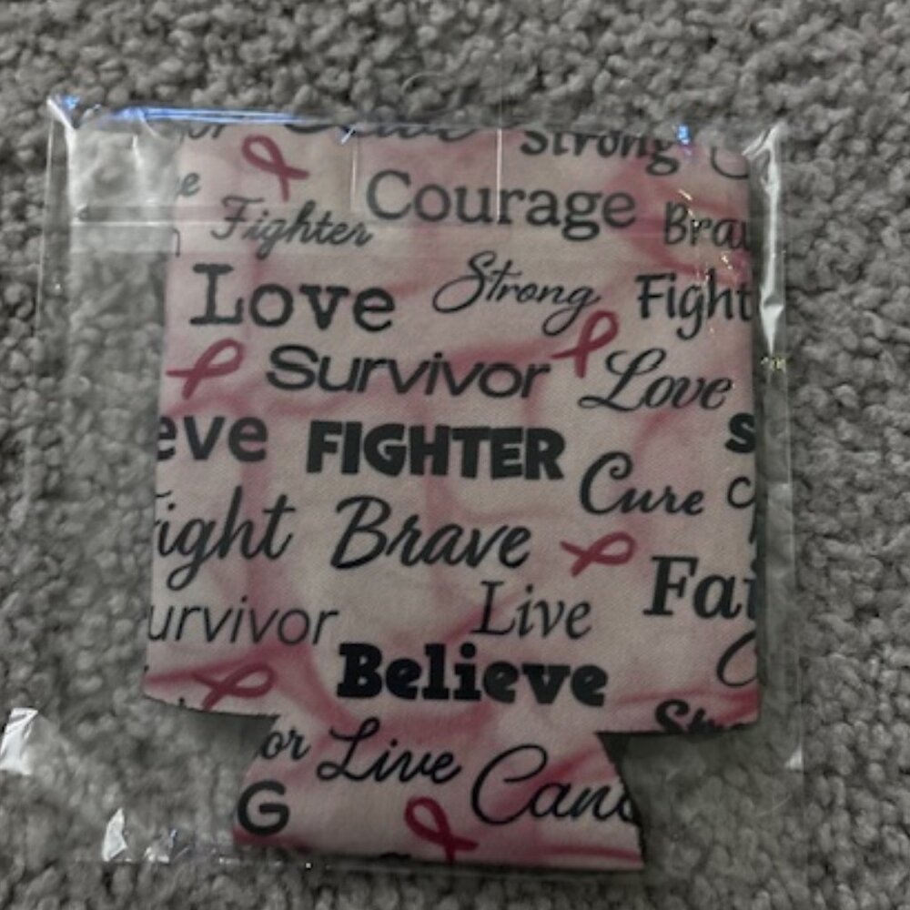 Breast Cancer Awareness Can Koozie - NWT (1 for $6 or 2/$10)